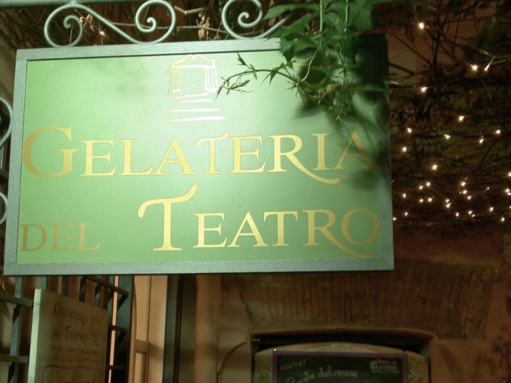 Authentic Italian gelato at Gelateria del Teatro Rome - hidden gem for 24-hour Rome visitors