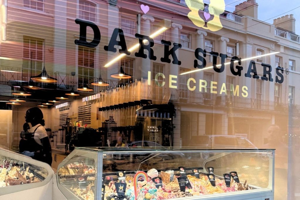 Dark Sugars chocolate ice cream London - best ice cream in London