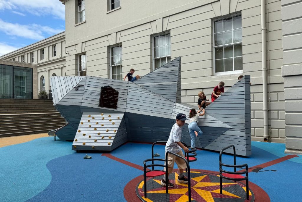 National Maritime Museum playground in Greenwich - free playground for kids