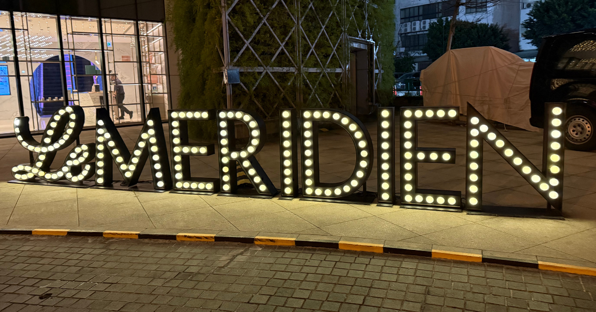 Le Méridien Taichung hotel exterior in central Taichung Taiwan