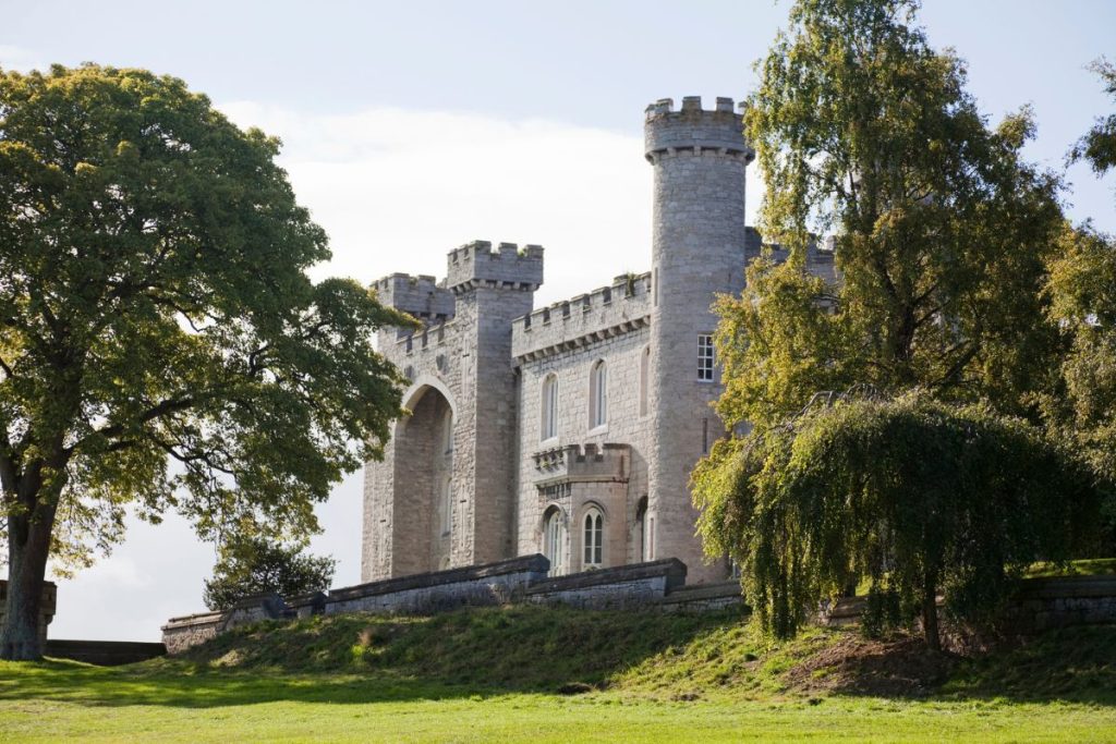 Bodelwyddan Castle hotel Denbighshire North Wales β Gothic Revival castle hotel off the A55