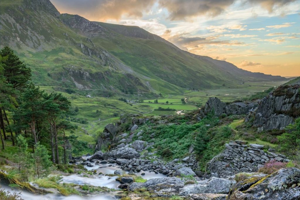 Snowdonia National Park Wales β mountain landscape with Snowdon summit