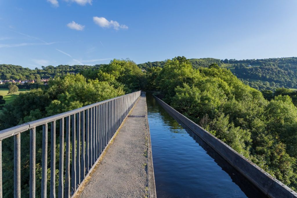 Pontcysyllte Aqueduct North Wales UNESCO World Heritage Site β world's highest canal aqueduct over the River Dee