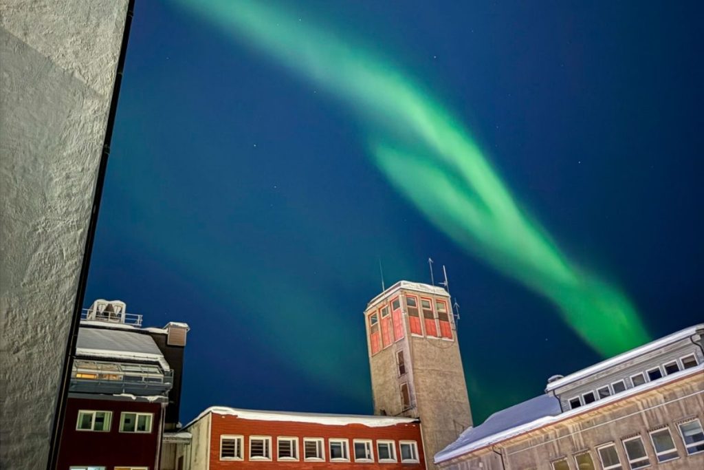 Northern lights over Narvik