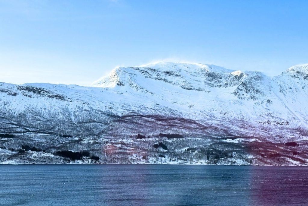 View from Narvik Airbnb